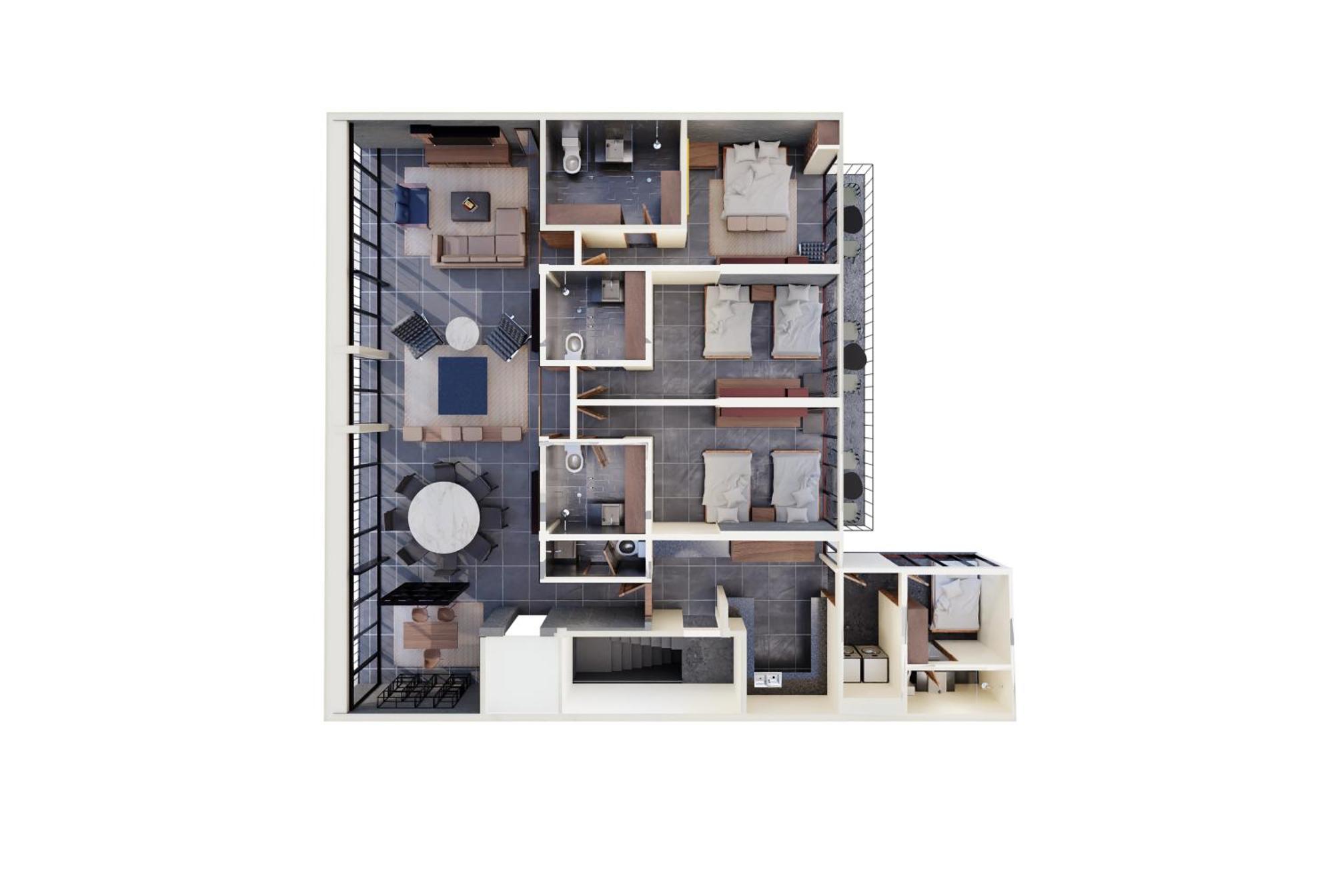 Capitalia - Luxury Apartments - Polanco Moliere 멕시코 시 객실 사진